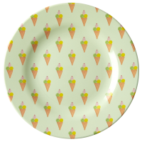 Ice Cream Print Melamine Side Plate Rice DK